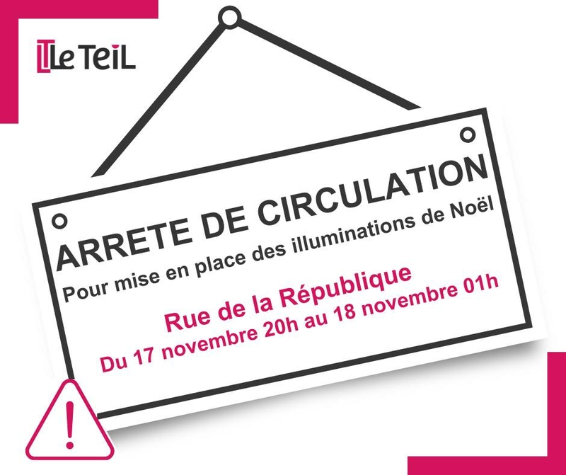 Information circulation – Rue de la République