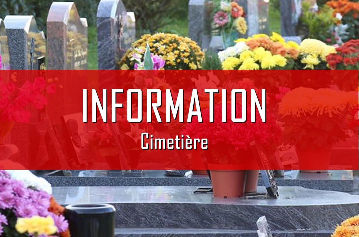 INFORMATION -Avril 2021- concernant les concessions cimetières (à renouveler)