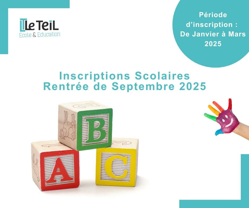 Inscriptions scolaires 2025-2026 // C’est le moment !