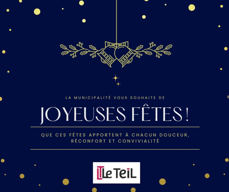 La Municipalité vous souhaite de très belles fêtes de fin d’année !