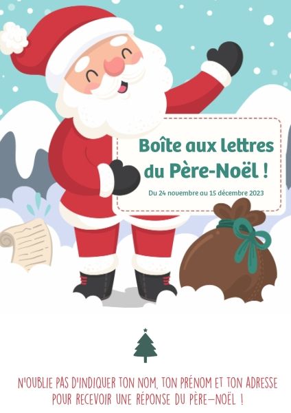 La boîte aux lettres du Père-Noël est installée !