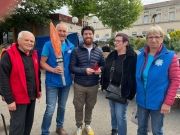 La flamme de l'espoir est passée au Teil ce 25 avril