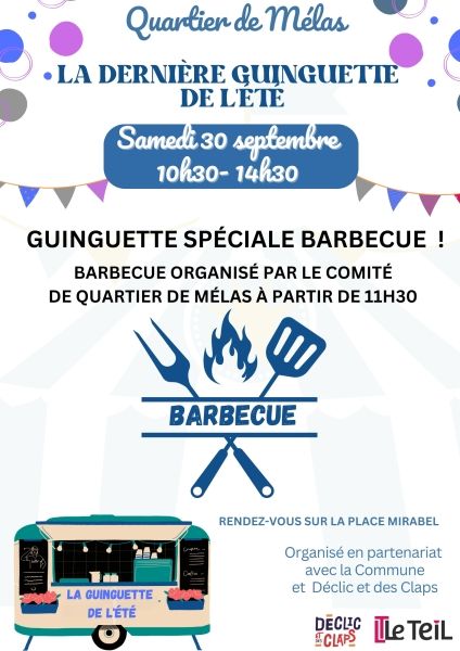 La guinguette de l'été - Quartier de Mélas