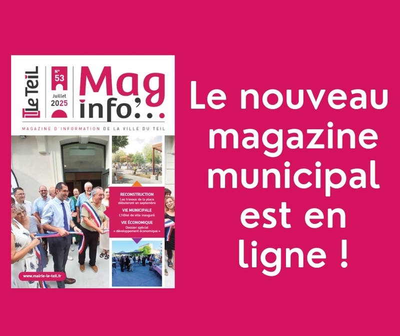 Consultez le bulletin municipal de Juillet 2025
