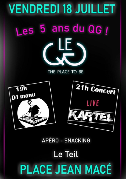 Le QG fête son anniversaire !