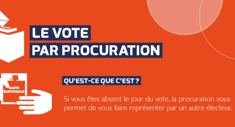 Le vote par procuration - Elections des 20 et 27 juins 2021