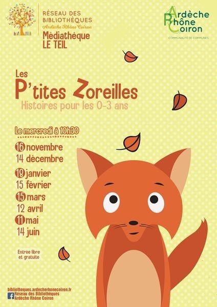 Lectures les p'tites zoreilles dans les bibliothèques