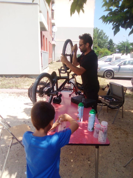 Les ateliers Vélo avec Alex du Repair Vélo se poursuivent à La Violette - Juin 2021 -2