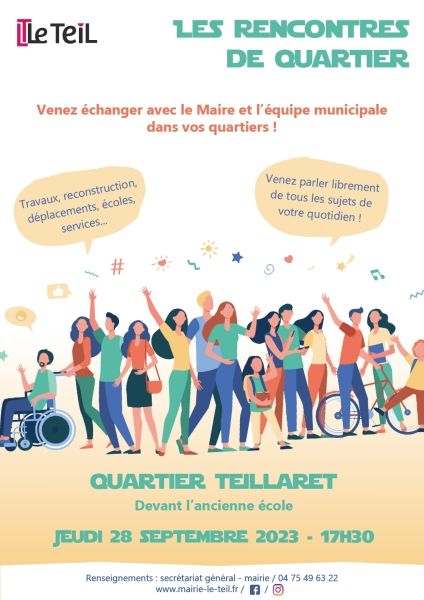 Les élus viennent à votre rencontre - Le rendez-vous du Teillaret approche !