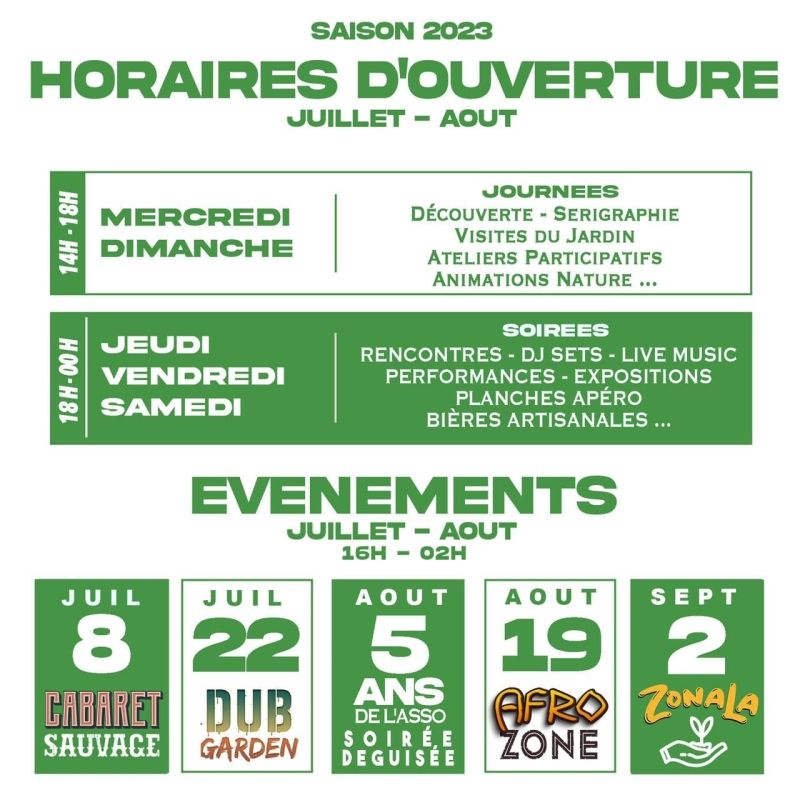 Les journées de la Zone