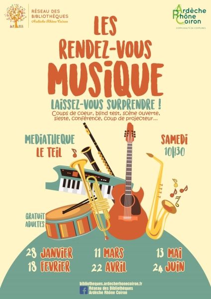 Les rendez-vous musique !