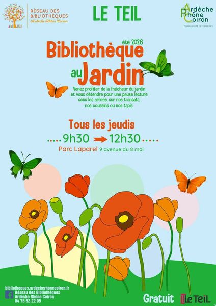 La bibliothèque au jardin