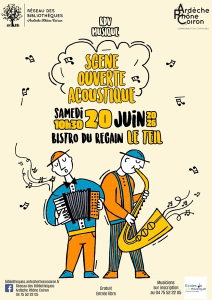 Scène ouverte accoustique au Bistro du Regain