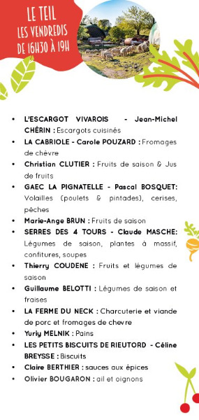 Marché des producteurs de Pays - 2021 - 2