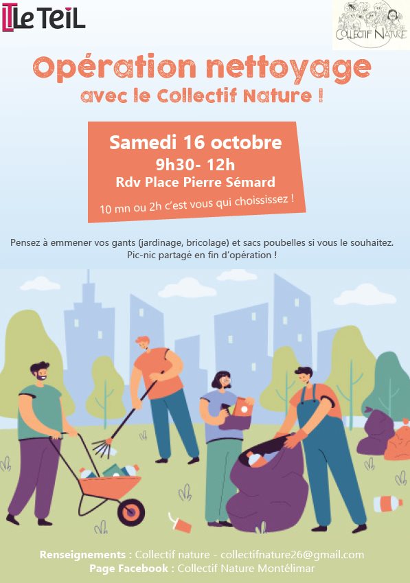 Opération nettoyage avec le collectif Nature - 16-10-2021
