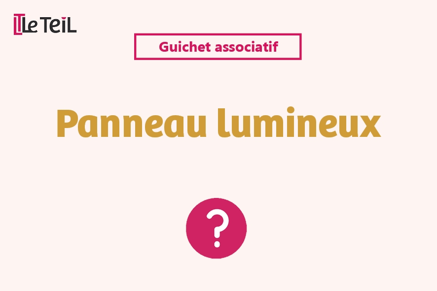 Panneau lumineux
