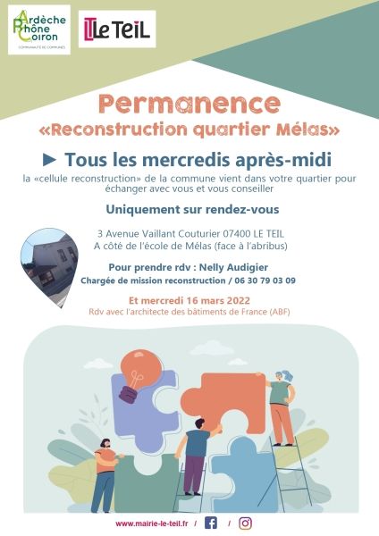 Permanence Reconstruction - 16 mars 2022 - Mélas