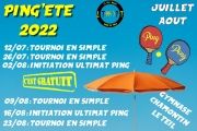 Ping'été 2022 : tournois de ping pong