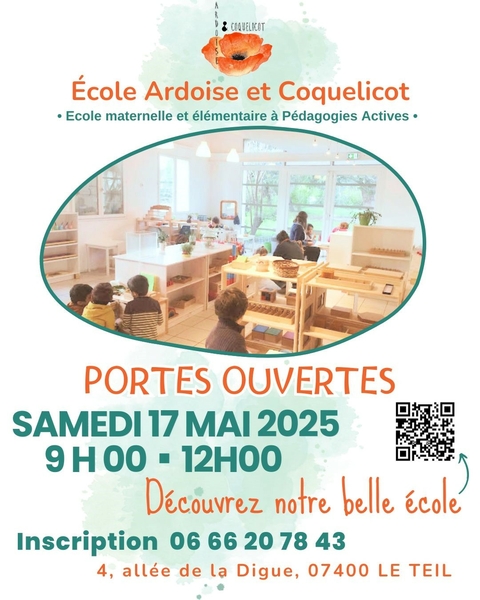 Ecole Ardoise et Coquelicot