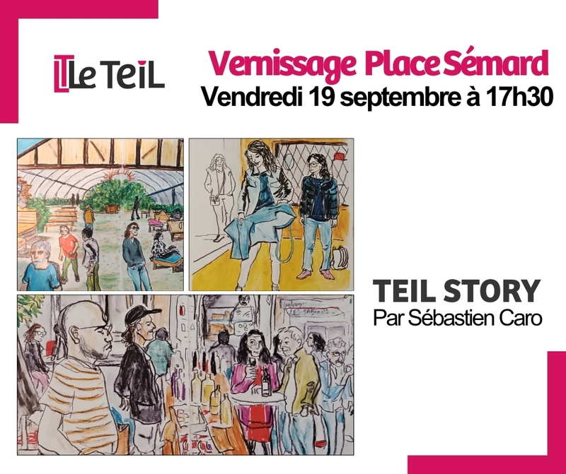 Vernissage exposition peinture Sébastien CARO