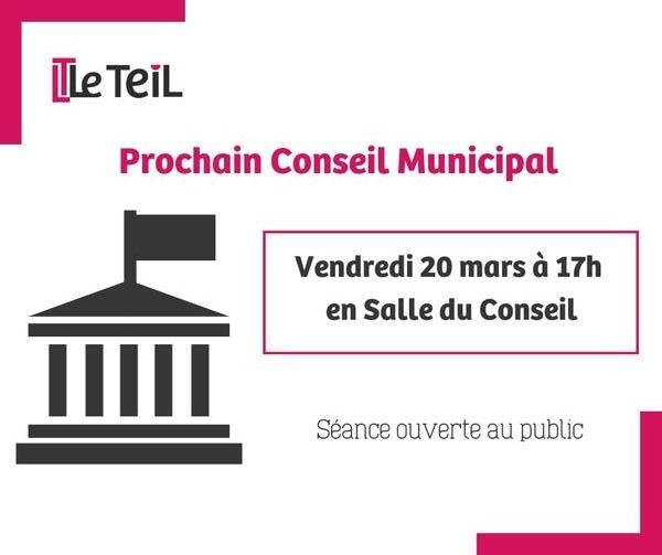 Conseil municipal d'installation du 20 mars