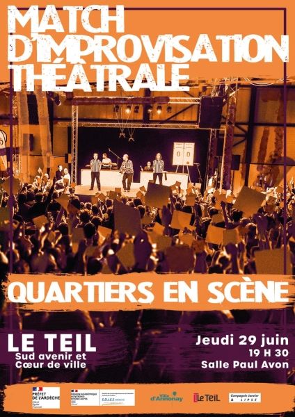 Quartiers en scène - Match d'improvisation théâtrale