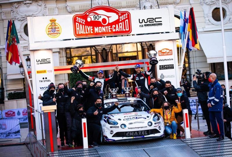 Raphaël ASTIER - victoire au Rallye Monte-Carlo en FIA RGT Cup - Janvier 2022