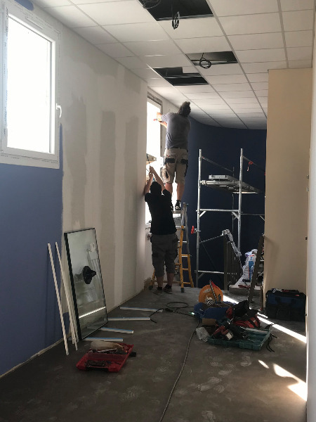 Reconstruction - Les travaux avancent bien dans l'école du Centre - 28-07-2021 - 10