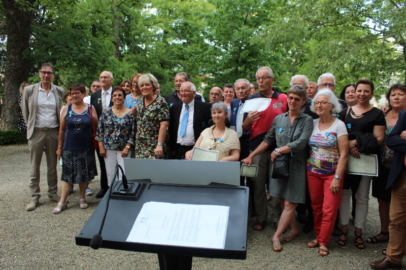 Remise de la médaille jeunesse et sports