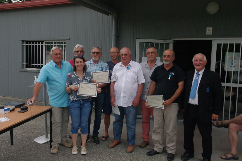 Remise des médailles OMS - juin 2021
