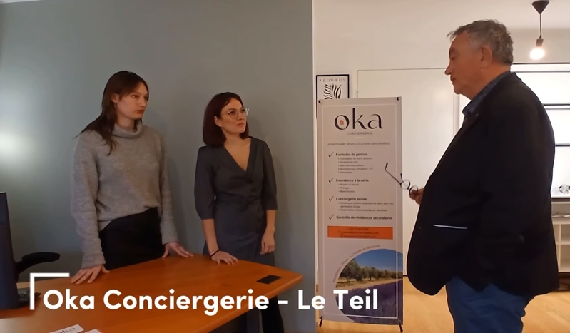 Rencontre avec une entreprise qui se développe au Teil : Oka Conciergerie
