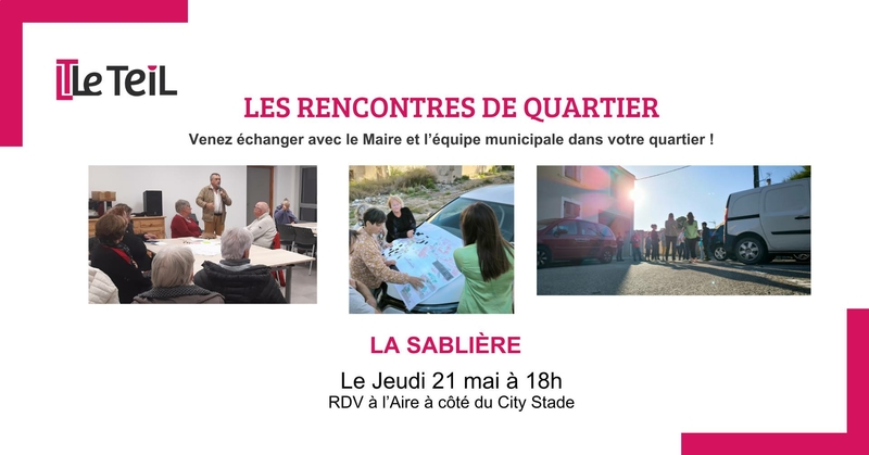 Rencontre de Quartier : La Sablière