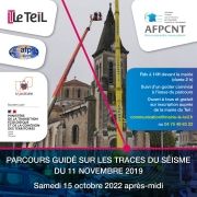 ANNULE - Semaine de la résilience face aux risques naturels - Un parcours sur les traces du séisme est organisé au Teil