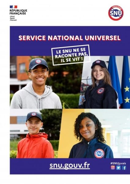 Service National Universel - SNU - pour les 15-17 ans