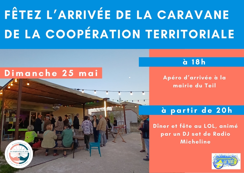 La Caravane de la coopération territoriale arrive au Teil… et ça se fête !