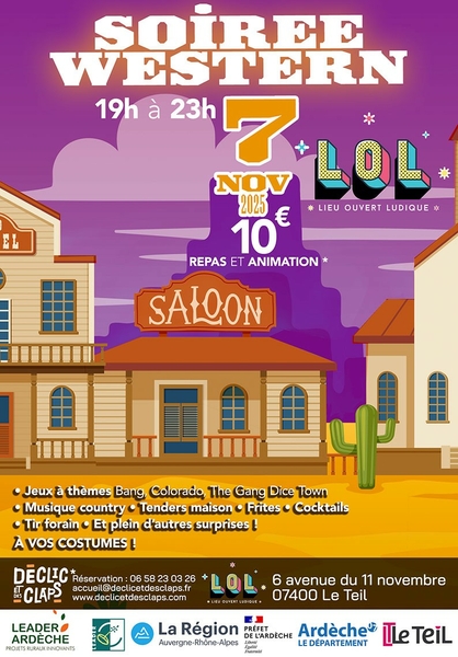 Soirée WESTERN au LOL !