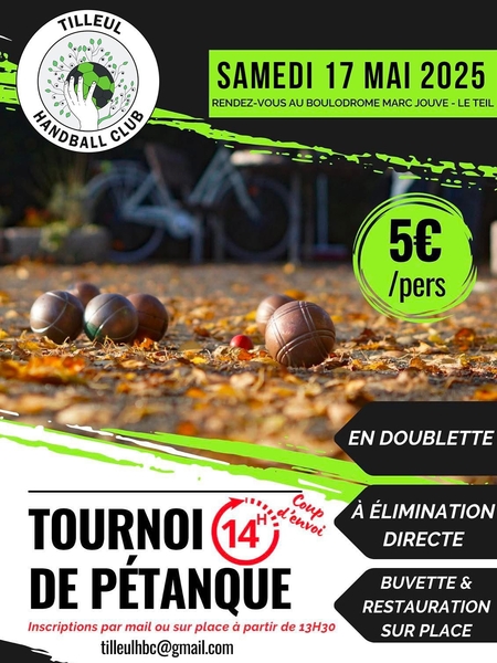 Tournoi de Pétanque !