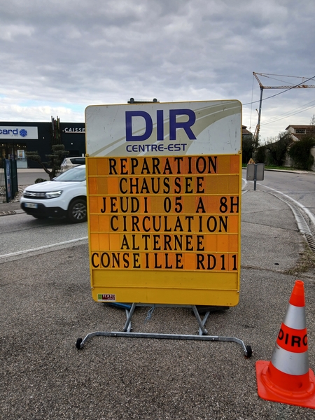 Information circulation – Pont du Rhône