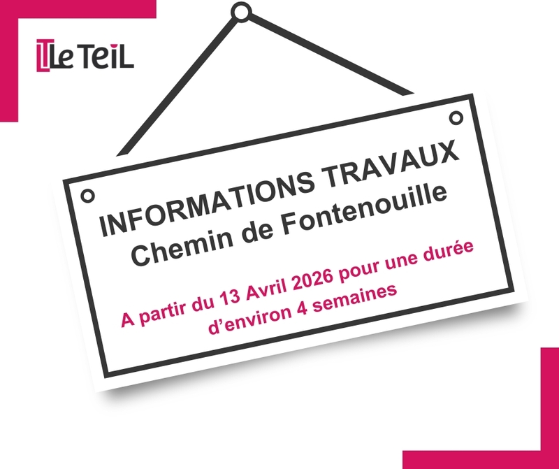 TRAVAUX – CHEMIN DE FONTENOUILLE