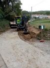 Novembre 2020 : élargissement du chemin de Fontenouille