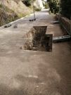 Travaux sous chaussée : montée du Château