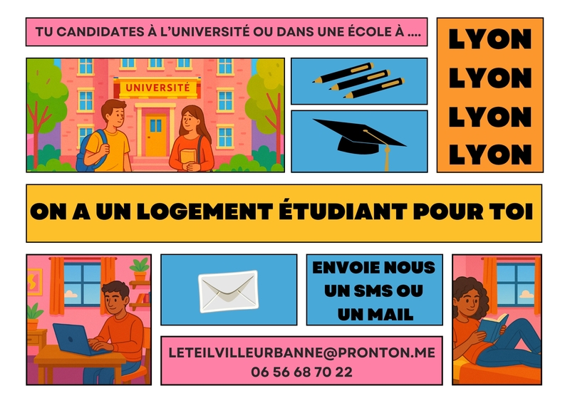 Tu es lycéen·ne et tu rêves d'étudier à Lyon ou Villeurbanne ? Bonne nouvelle !