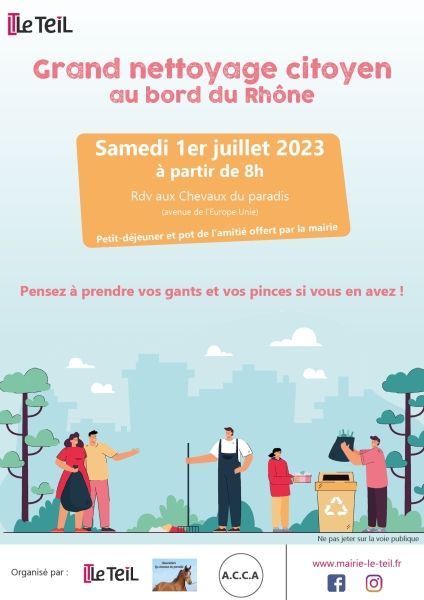 Un grand nettoyage des berges du Rhône ouvert à tous
