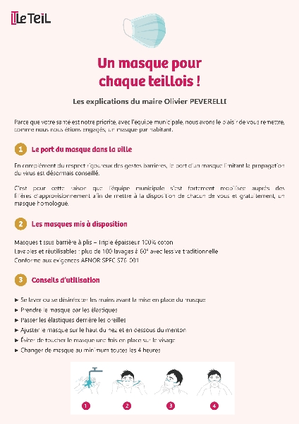 Un masque pour chaque teillois -1