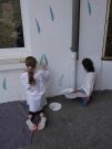 Une fresque à l'école de Mélas