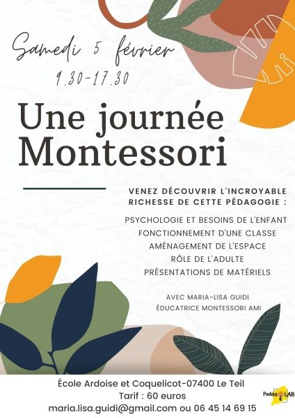 une journée au Teil - Montessori - Maria-Lisa