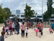 Visite de la nouvelle école - le 22 juillet 2021