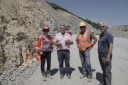 Visite du chantier de la déviation - Juin 2019 (photo Jacky raffoux)