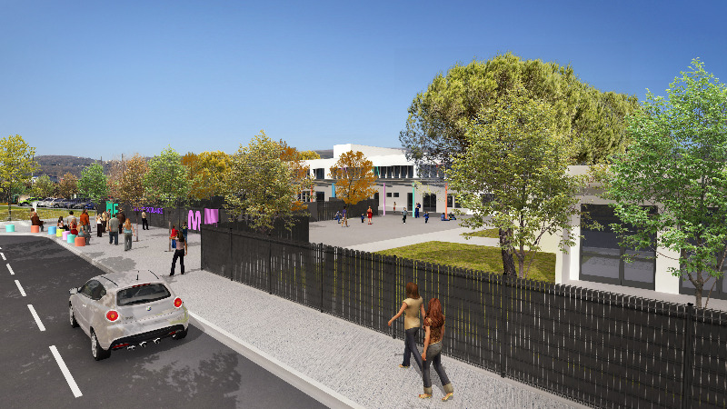 Visuel nouveau groupe scolaire - Ateliers 3A