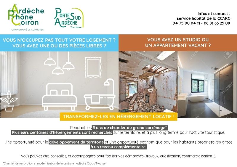 Vous avez un appartement vacant ou des pièces libres dans votre logement ? Transformez-les en hébergement locatif